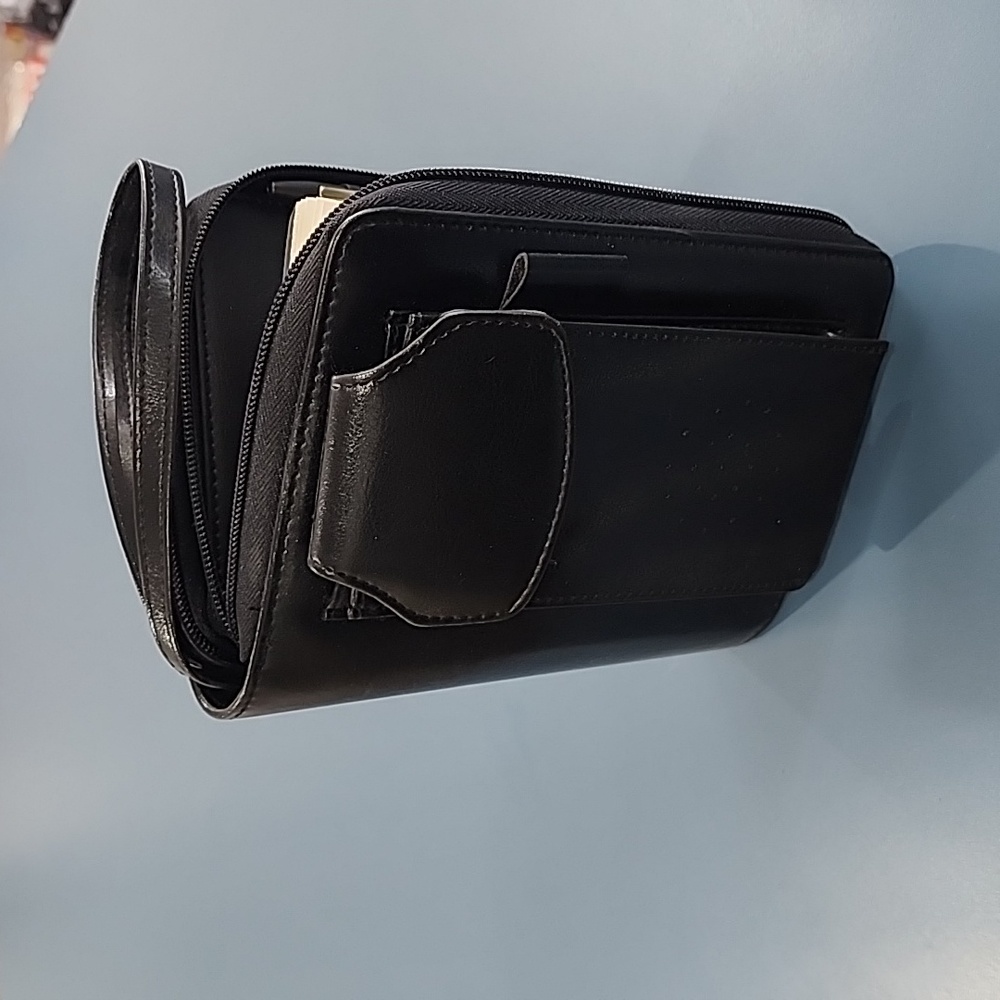 On the go purse with organizer, calendar and phone holder